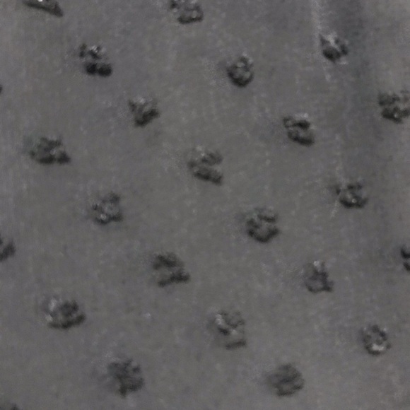 Gibson Top Women 2XL Black Pullover Swiss Dot Smock Victorian Sheer Whimsigoth - Picture 5 of 12